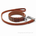 Leather Studded Dog Belt, OEM/ODM Services Welcomed